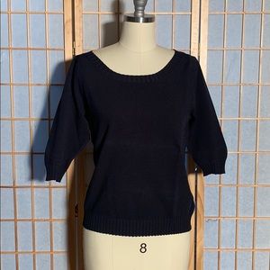 John Patrick sweater three-quarter sleeves.